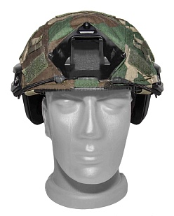 Чехол на шлем FAST MH и PJ-типа Kingrin woodland (co-04-wl)