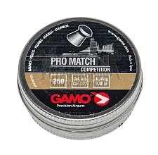 пули для пневматики gamo pro match 4.5мм 250шт