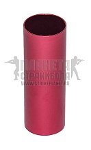 Цилиндр ZCairsoft без отверстий алюминий красный (m-56a)