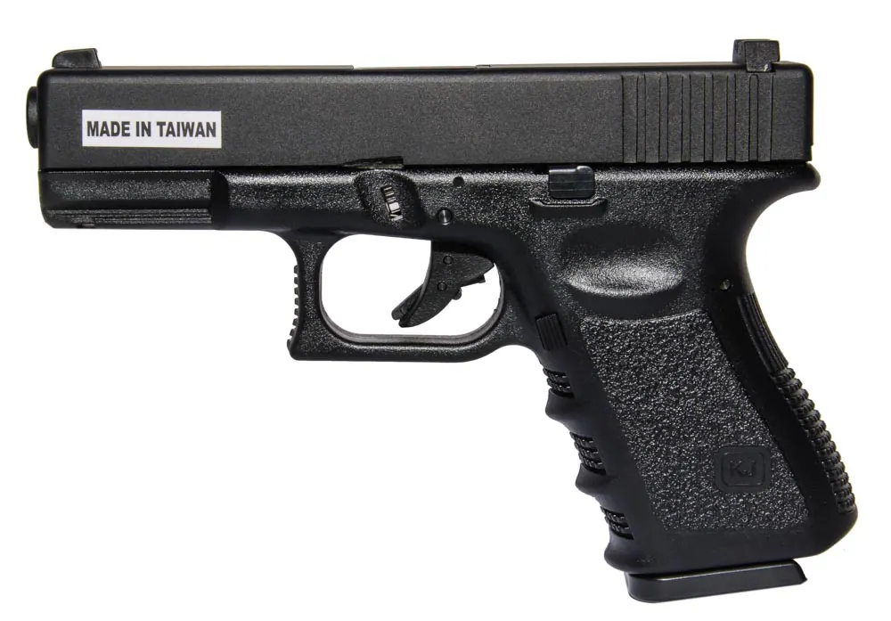 Пистолет KJW Glock 23, greengas (kjw-g23-ms-bk)