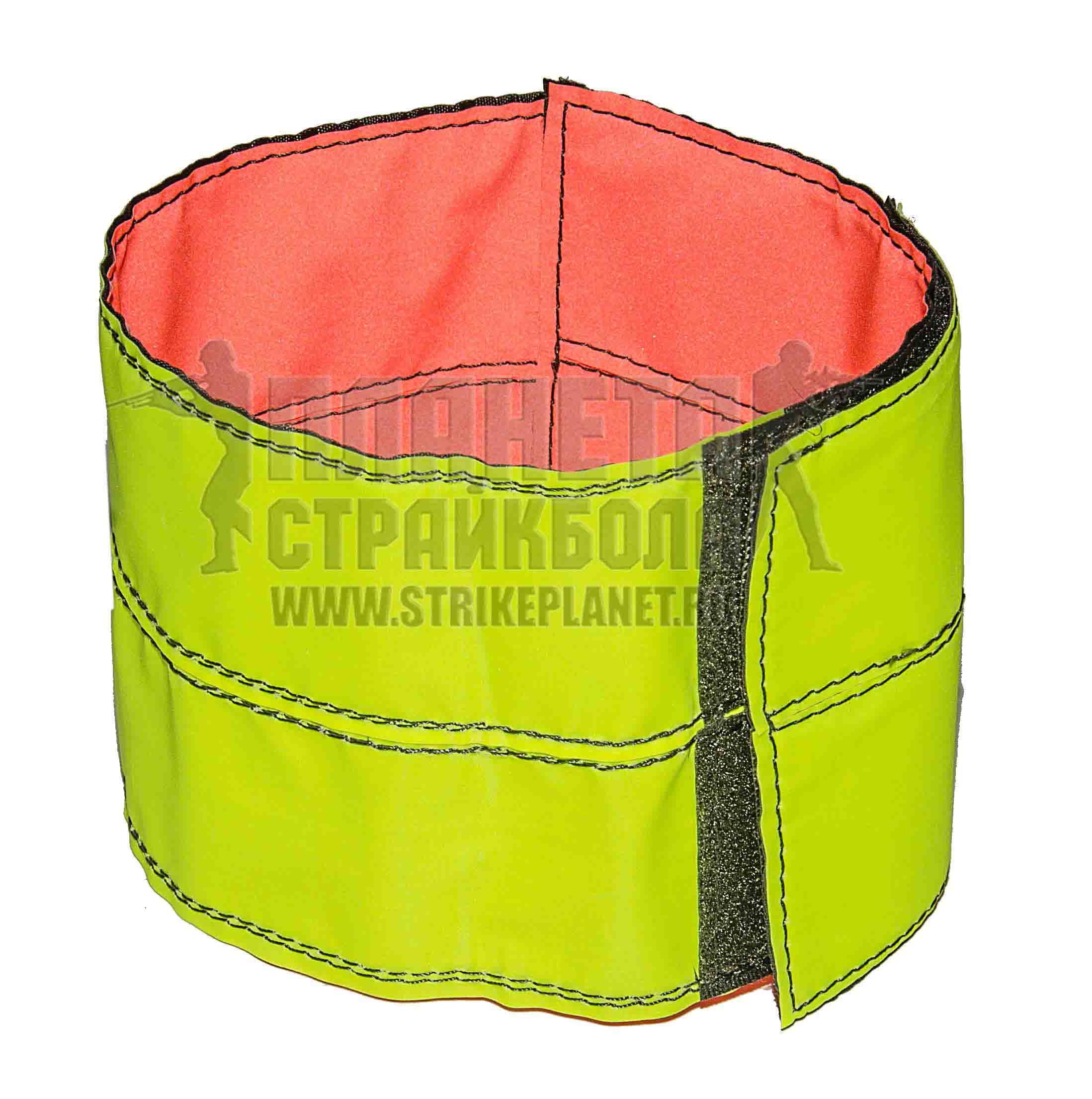 Повязка стороны свой-чужой Азимут на руку светоотражающая