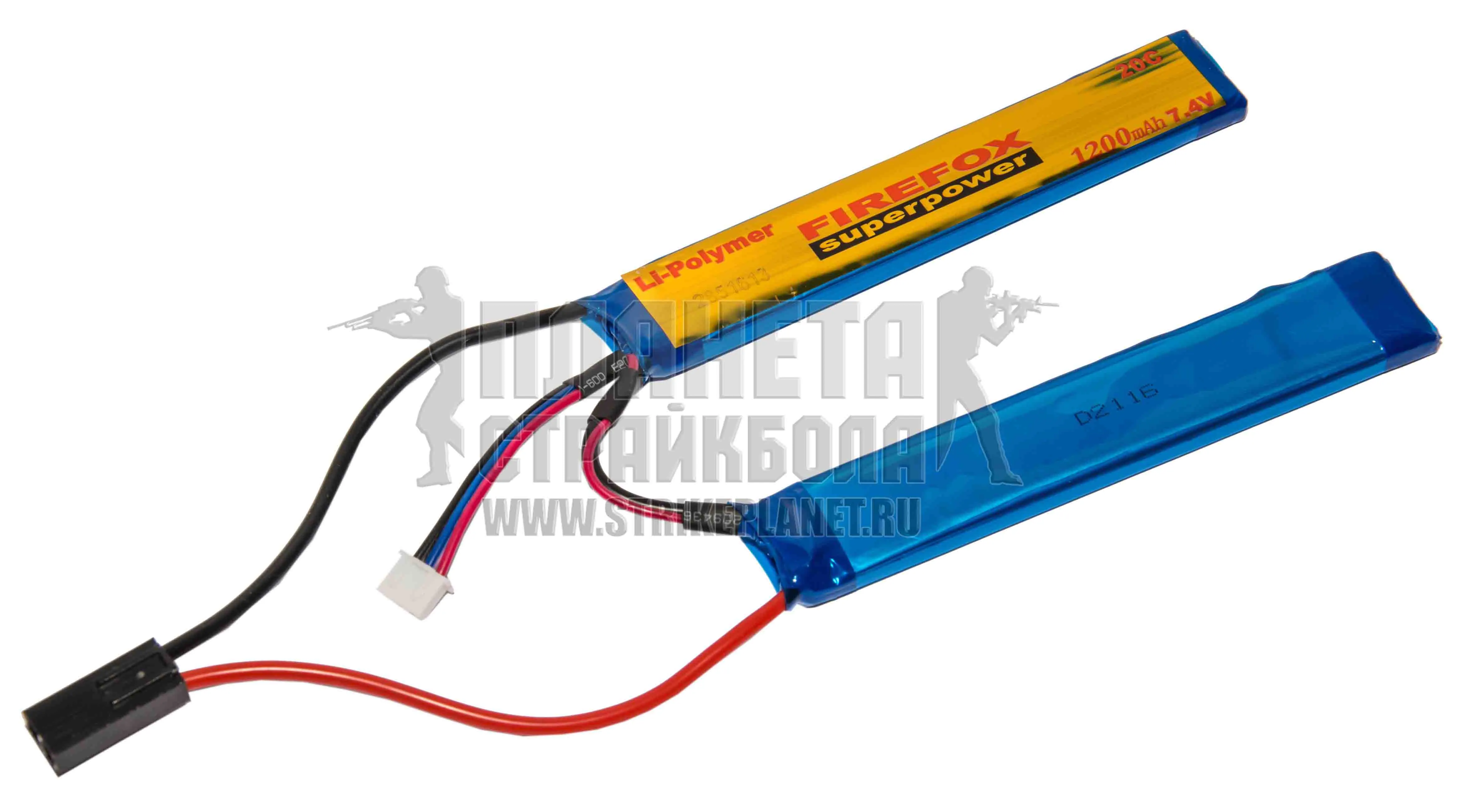 Firefox LIPO7.4V 1200MACH 20C 2