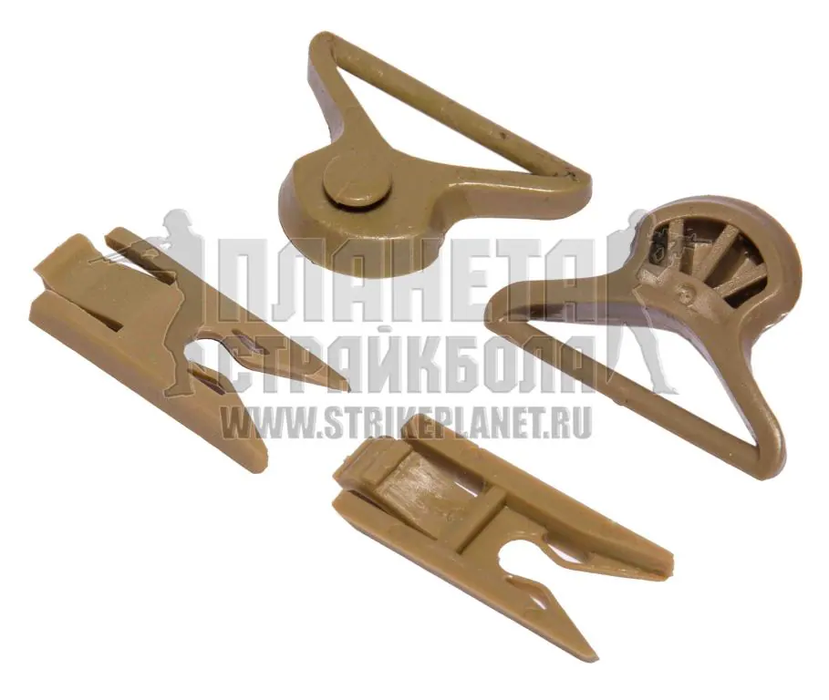 Адаптер рельсы NVG шлема боковой Kingrin tan (hl-acc-05-t)