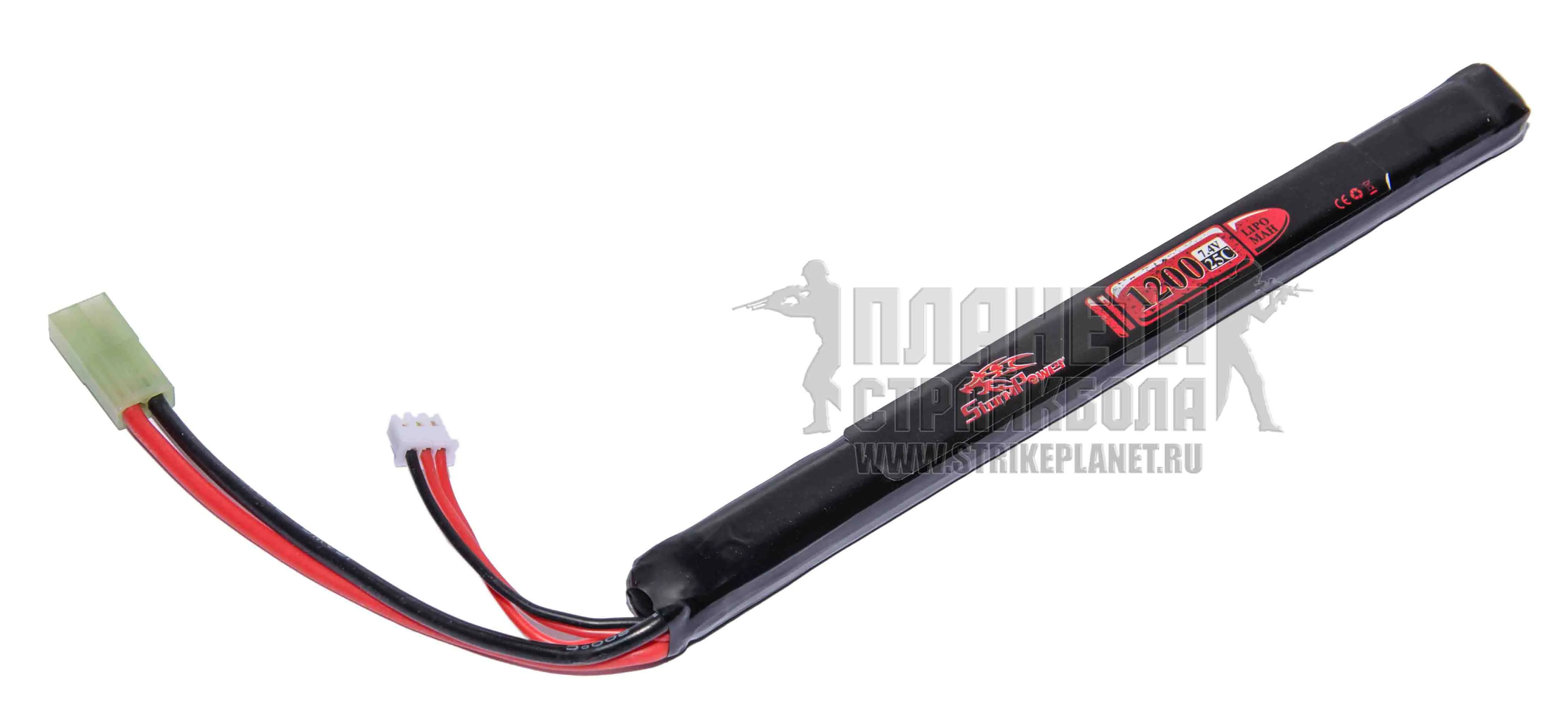 StormPower LIPO7.4V 1200MACH 25S