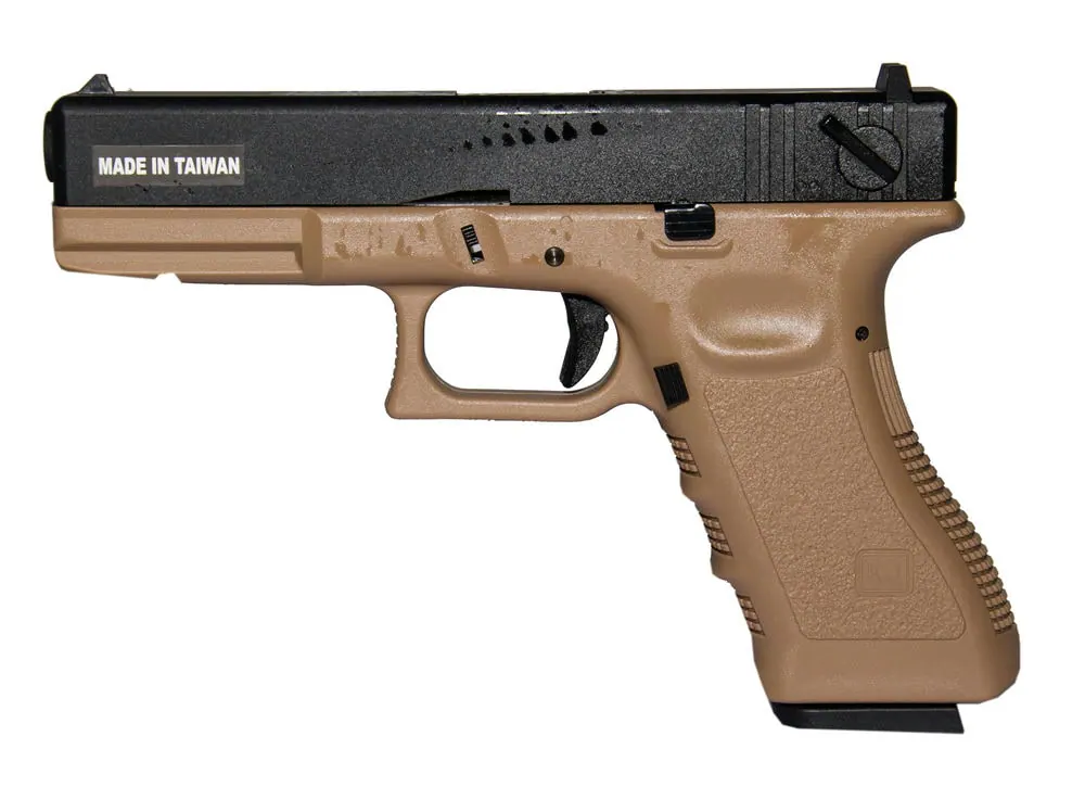 KJW Пистолет Glock 18, greengas, tan (kp-18-tan)