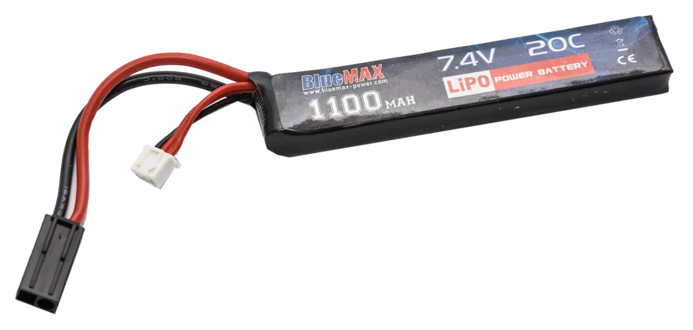BlueMAX LIPO7.4V 1100MACH 20C