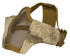 детальное фото Маска Kingrin с регулирующимся ремнем A-TACS Camo (ma-42-at) интернет-магазин "Планета страйкбола"