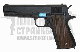 фото детально we пистолет colt m1911а1 gen. 2, co2 (we-e017c-bk) интернет-магазин "Планета страйкбола"