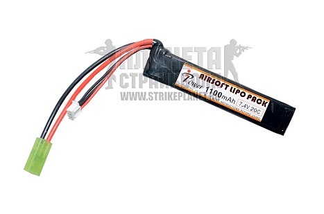 детальное фото для раздела Аккумулятор iPower LiPo 7.4В, 1100мАч, 20C, АК интернет-магазин "Планета страйкбола»