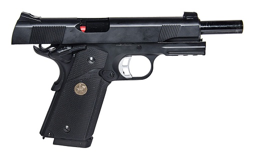 KJW Пистолет Colt M1911 MEU, CO2 (kp-07)