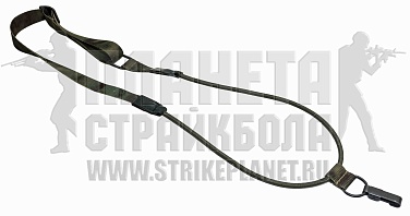 детальное фото Ремень одноточечный Stich с резиновым жгутом A-TACS Camo интернет-магазин "Планета страйкбола"