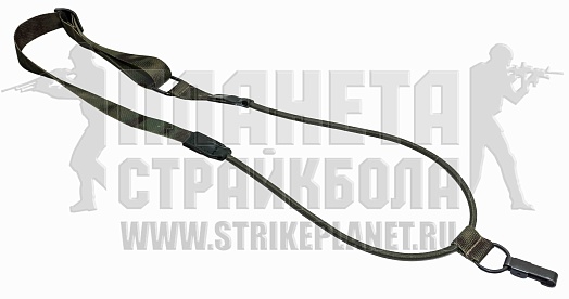 детальное фото Ремень одноточечный Stich с резиновым жгутом A-TACS Camo интернет-магазин "Планета страйкбола"