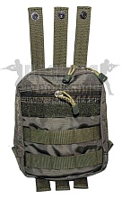 детальное фото Подсумок под аптечку ССО molle олива интернет-магазин "Планета страйкбола"
