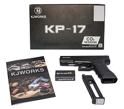 Пистолет KJW Glock 17, CO2 (kp-17 co2)