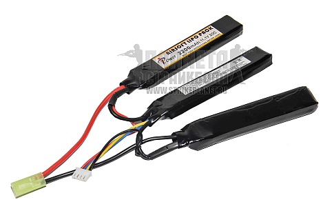детальное фото для раздела Аккумулятор iPower LiPo 11.1В, 2200мАч, 20C, 3 лепестка интернет-магазин "Планета страйкбола»