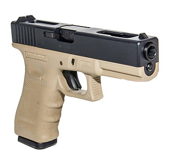 WE Пистолет Glock 18с gen.4, tan (gp617b)