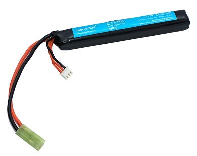 детальное фото для раздела Аккумулятор ASR LiPo 7.4V 1450mAh, АК-тип (Б/У) интернет-магазин "Планета страйкбола»