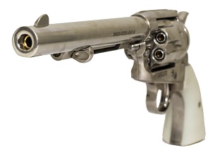Револьвер King Arms Colt SAA .45 Peacemaker M серебро, greengas (ka-pg-10-m-sv)