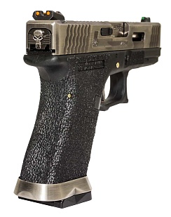 Пистолет WE Glock 19 G-Force серебряный, greengas (we-g003wet-7)