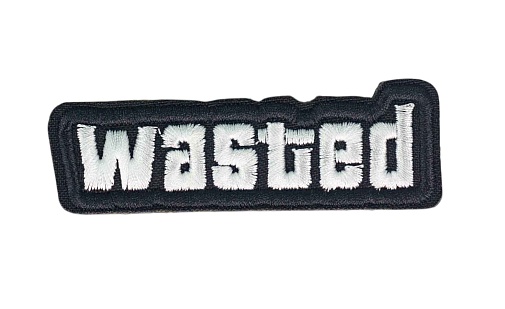 детальное фото Нашивка Strike "WASTED" 75 х 25 мм интернет-магазин "Планета страйкбола"