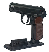 Подставка Strike для пистолета Макарова ПМ черная, 3D печать пластик
