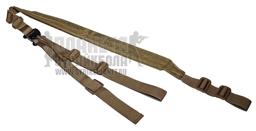детальное фото Ремень двухточечный Kingrin MK2 tan (sl-40-t) интернет-магазин "Планета страйкбола"