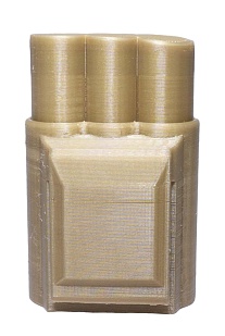 Ампульница для 3 ампул с креплением, пластик, песочный (Уценка)