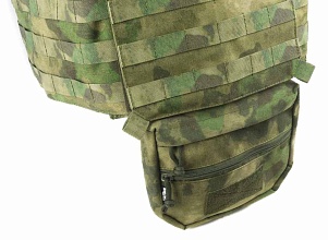 Подсумок Strike утилитарный напашный, A-TACS Camo кордура, mod1