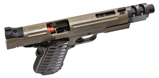 Пистолет KJW M45A1 / Colt 1911 - FDE, greengas (kp-16-gas)