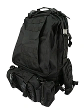 детальное фото Рюкзак рейдовый RusForce Climbing Army 50L, чёрный интернет-магазин "Планета страйкбола"