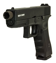 KJW Пистолет Glock 17, грингаз, резьба под глушитель (kp-17-tbc)