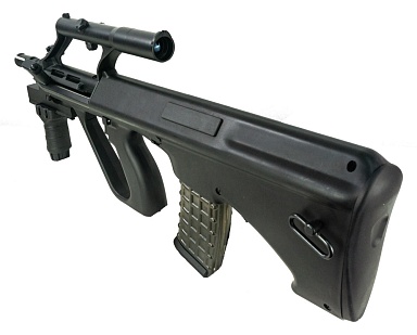 Автомат Snow Wolf Steyr AUG с прицелом и ремнем, черный (sw-020tabk)