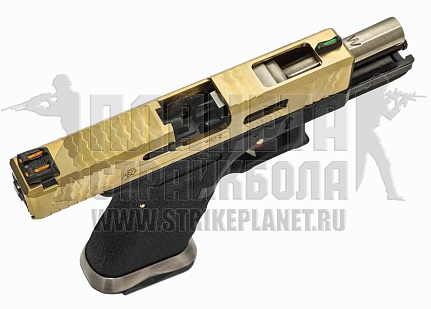 WE Пистолет Glock 19 G-Force, Titanium Version (WE-G003WET-TG)