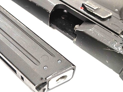 Пистолет KJW CZ P-09, greengas, 93м/с, нет пятки магазина (p-09)