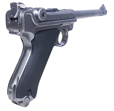 WE Пистолет Luger 'Parabellum' P08 6", хром (WE-P005)
