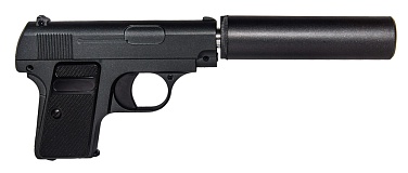 Galaxy Пистолет Colt 25 с глушителем, спринг (g1a)