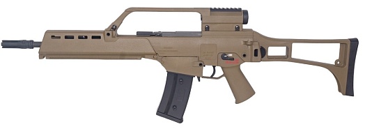 фото детально ares автомат g36k, blowback, tan (ar-055) интернет-магазин "Планета страйкбола"