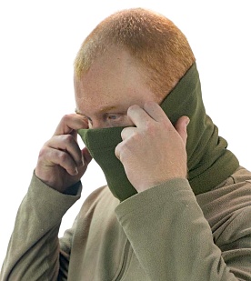 Баф Strike с утяжкой, флис 220, хаки
