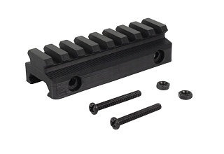 Планка Strike повышающая picatinny 85мм низкая, пластик