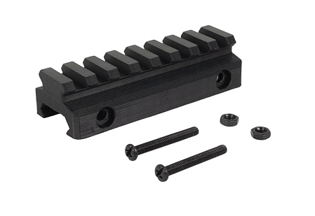 Планка Strike повышающая picatinny 85мм низкая, пластик