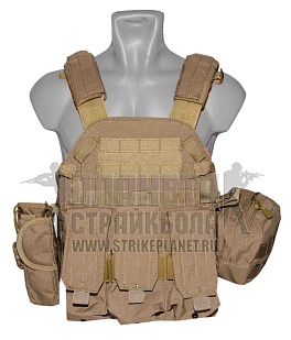 детальное фото Плитоносец Kingrin 6094 Vest tan (ve-46-t) интернет-магазин "Планета страйкбола"