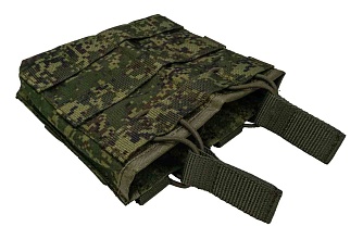 Подсумок Strike под 2 магазина АК / AR без клапана, цифра кордура