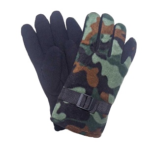 детальное фото Перчатки RusForce Outpost флис, камуфляж (out-zfp-grmc) интернет-магазин "Планета страйкбола"
