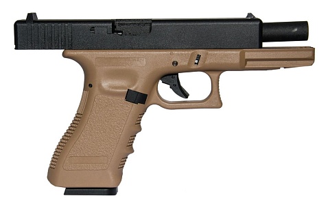 KJW Пистолет Glock 18, CO2, tan (CP627-TAN)