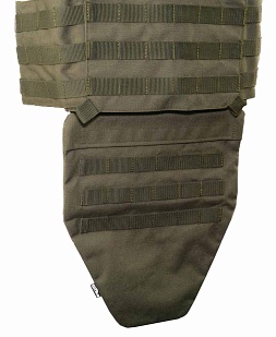 Защита паха / напашник Strike, олива кордура, mod1