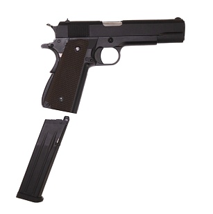 Пистолет WE Colt M1911a1, greengas (we-e005b)