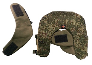 Защита шеи противоосколочная Medical Combat БР2 арамид, A-TACS Camo (Б/У)