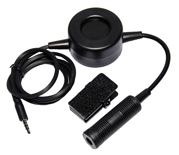кнопка для рации kingrin выносная phone (1 pin) черная (hd-ptt-tci-ph-bk)