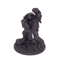 Фигурка Космодесант Легион Имперских Кулаков / Adeptus Astartes Intercessor Imperial Fists, Warhammer 40k, подставка 32 мм