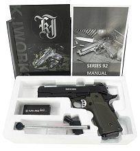 Пистолет KJW Colt, олива, greengas (kp-05-od)